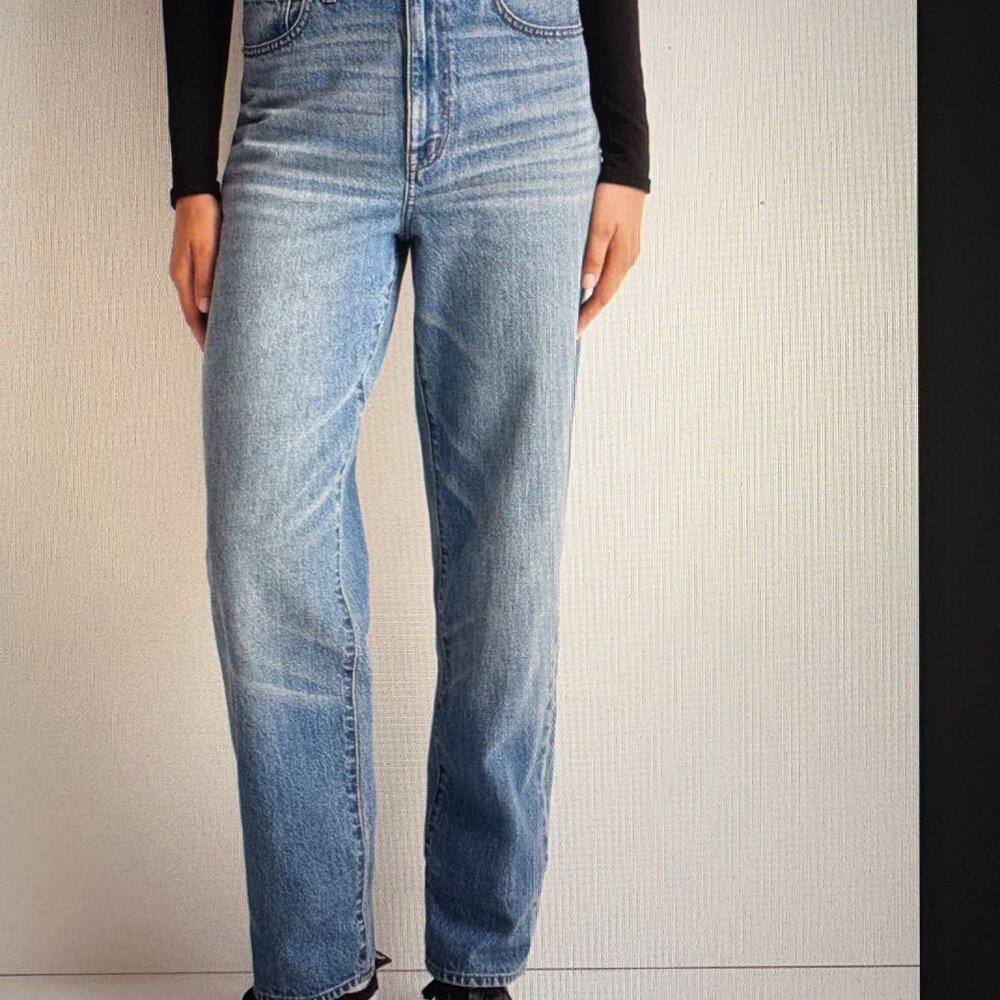 Madewell Baggy Straight Jeans 30 New Letica Wash